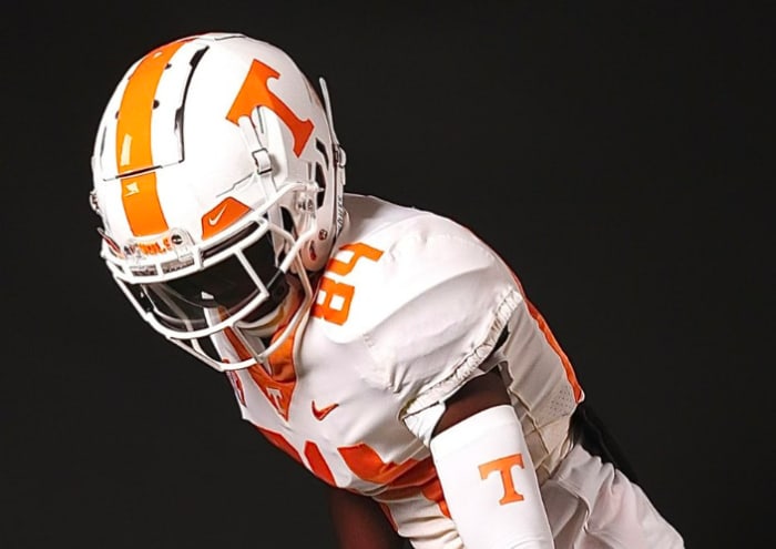 2025 4-star WR Dillon Alfred during an unofficial visit to Tennessee. (Photo courtesy of Dillon Alfred)